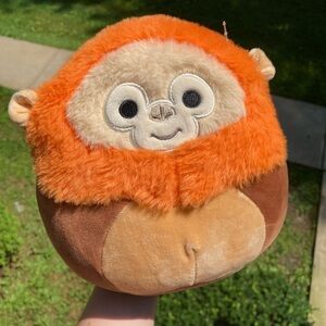 Squishmallows Robb the Orangutan Orange Fuzzy Plush Squishmallow Monkey Plush